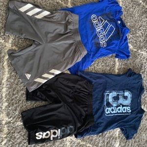 Bundle- 2 adidas shirts and 2 adidas shirts
